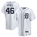 D.Tigers #46 Wenceel Perez Player White Home Replica product image 1