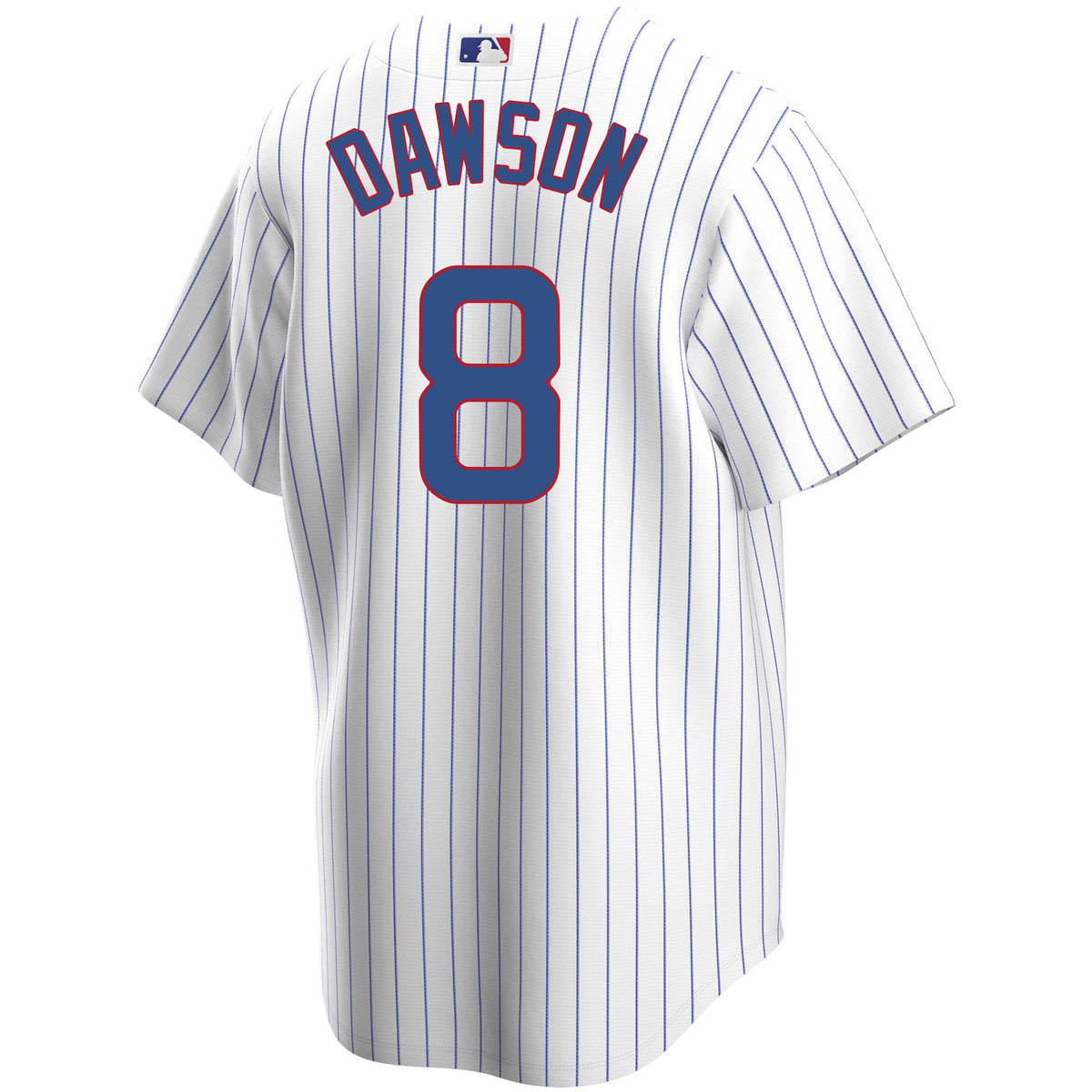 Andre Dawson Chicago Cubs Home Pinstripe Men Replica Jersey product image 2, provided for visual reference and product