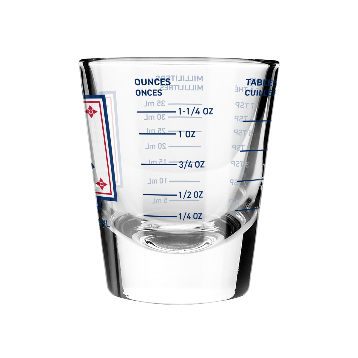 Montreal Canadiens NHL TSV 2oz Team Logo Shot Glass product image 2, provided for visual reference and product detail review