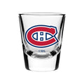 Montreal Canadiens NHL 2oz Round Shot Glass product image 1, provided for visual reference and product detail review