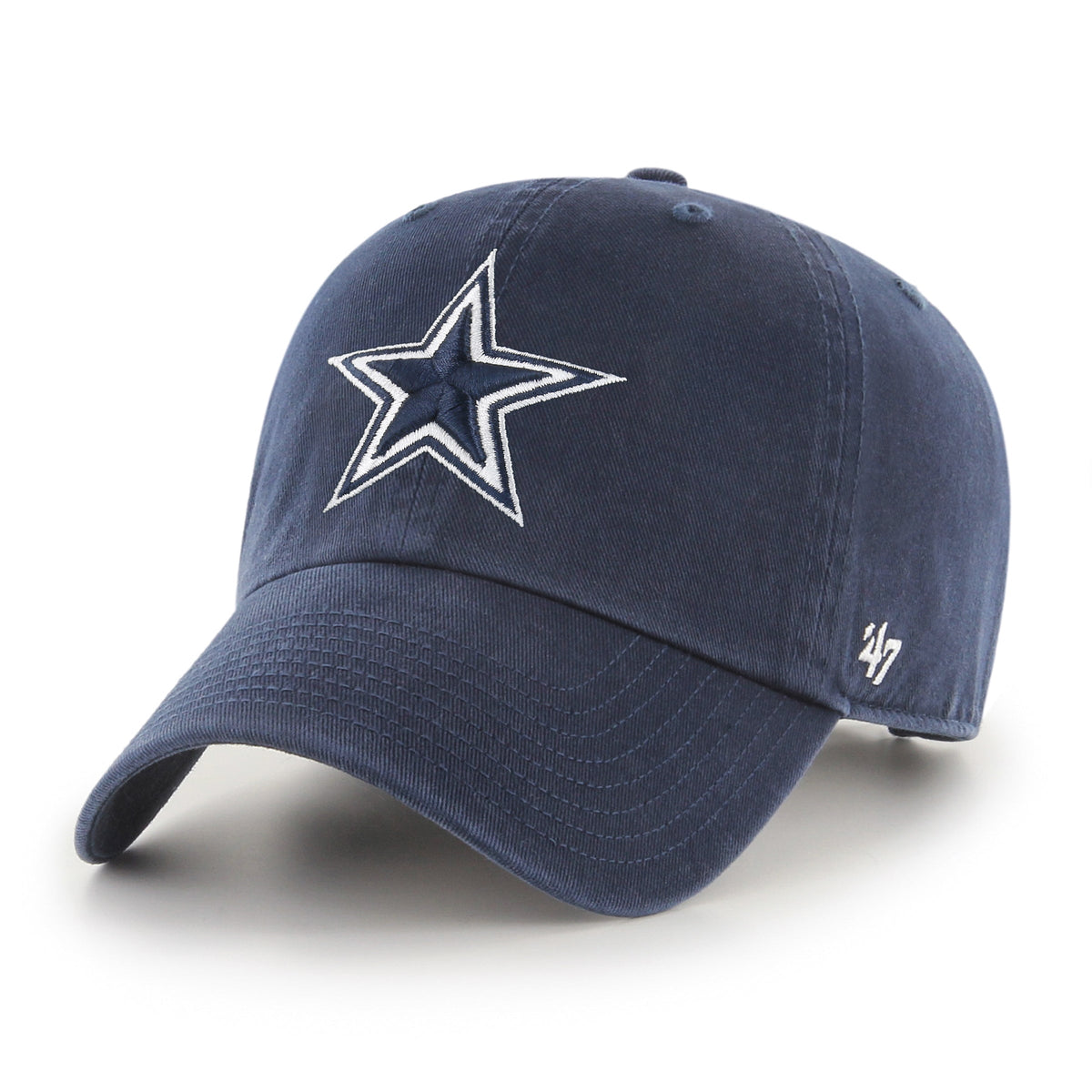Dallas Cowboys NFL 47 Brand Men Navy Clean up Adjustable Hat product image 1, provided for visual reference and product