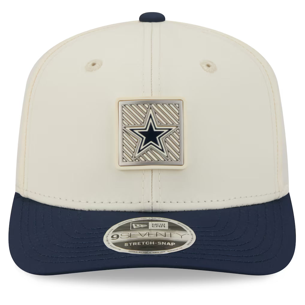 Dallas Cowboys NFL New Era Men Cream/Navy 9Seventy 2026 NFL Training Camp Snapback product image 3, provided for visual