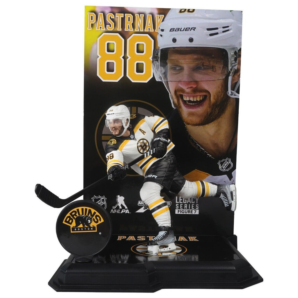 David Pastrnak Boston Bruins NHL McFarlane Toys Away Uniform Legacy Series 7" Action Figure product image 1, provided for