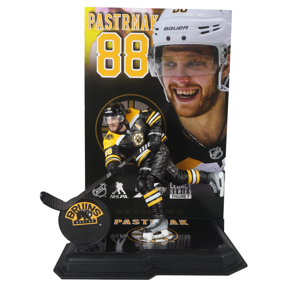 David Pastrnak Boston Bruins NHL McFarlane Toys Legacy Series 7" Action Figure product image 1, provided for visual