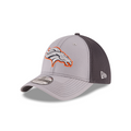 Denver Broncos NFL New Era Men Grey 39Thirty Grayed Out Neo 2 Stretch Fit Hat product image 1, provided for visual reference