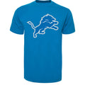 Detroit Lions NFL 47 Brand Men Light Blue Primary Logo Fan T-Shirt product image 1, provided for visual reference and
