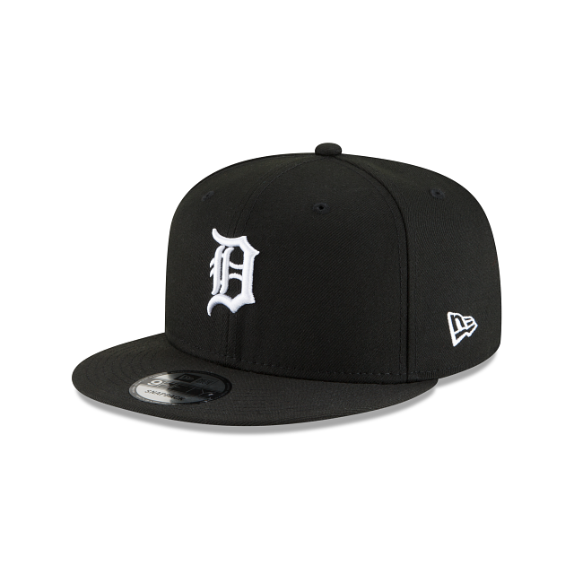 Detroit Tigers MLB New Era Men Black White 9Fifty Team Color Basic Snapback product image 1, provided for visual reference