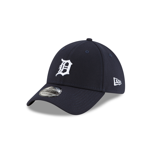 Detroit Tigers MLB New Era Men Navy 39Thirty Team Classic Stretch Fit Hat product image 1, provided for visual reference and