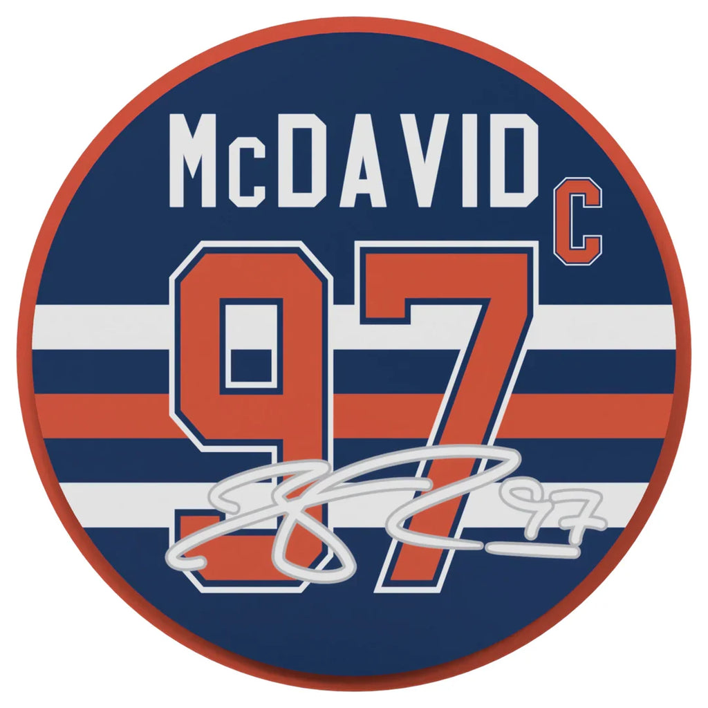 Connor McDavid Edmonton Oilers NHL FanFave Fan Chain Orange Chain Necklace product image 3, provided for visual reference