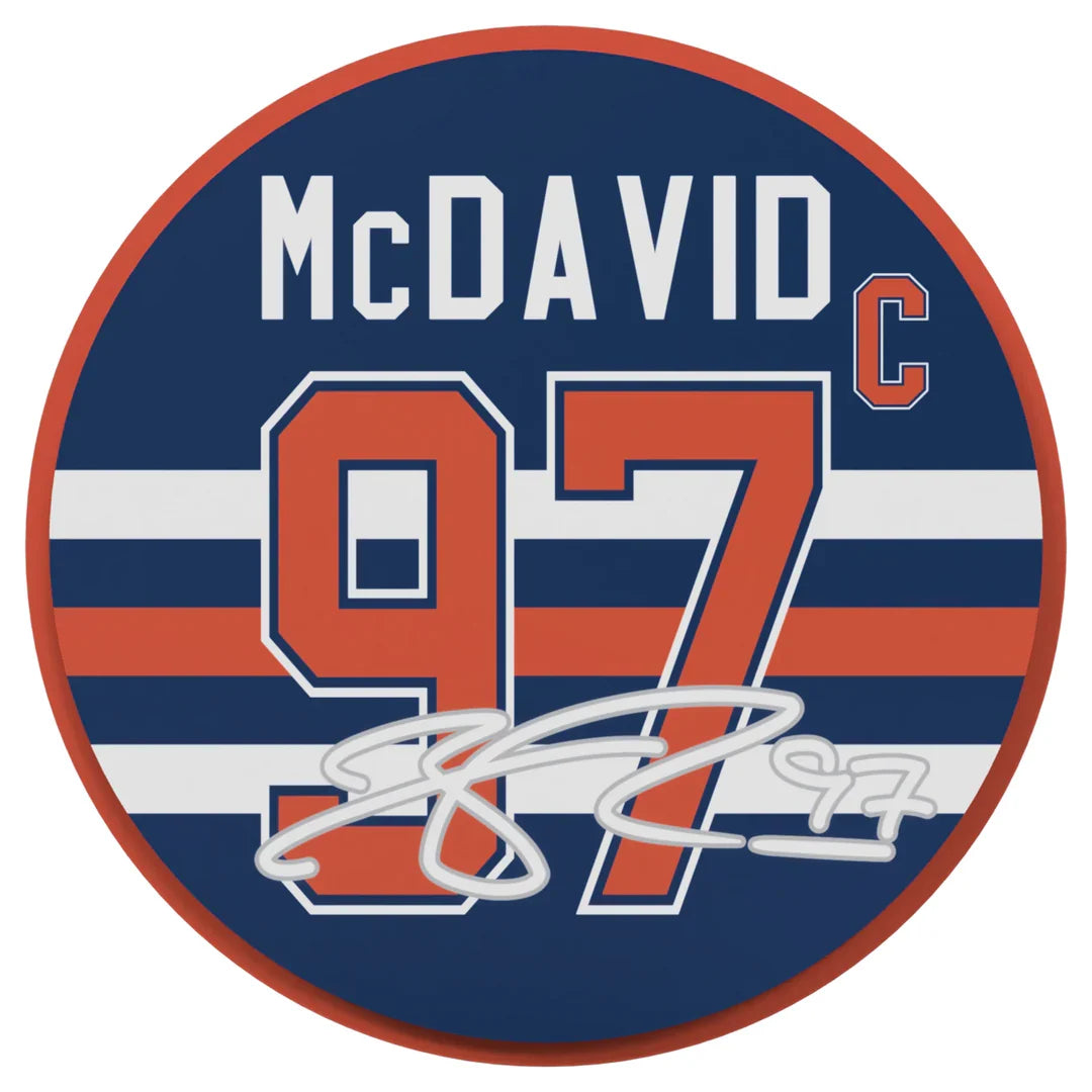 Connor McDavid Edmonton Oilers NHL FanFave Fan Chain Orange Chain Necklace product image 3, provided for visual reference