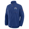 Edmonton Oilers NHL Fanatics Branded Men Royal Blue Authentic Pro Rink Coaches Jacket product image 1, provided for visual