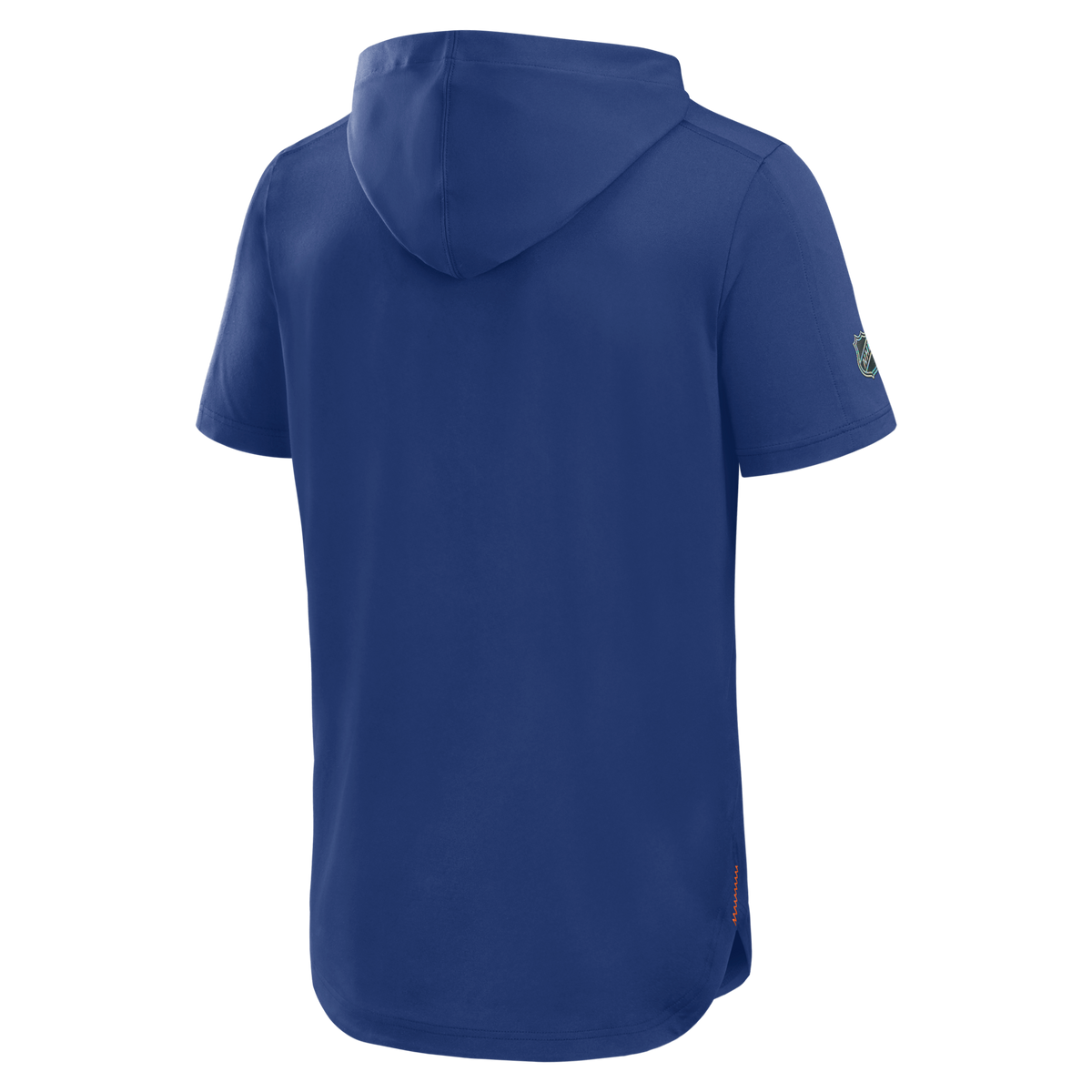 Edmonton Oilers NHL Fanatics Branded Men Royal Blue Authentic Pro Rink Short Sleeve Hoodie product image 2, provided for
