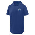Edmonton Oilers NHL Fanatics Branded Men Royal Blue Authentic Pro Rink Short Sleeve Hoodie product image 1, provided for