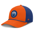 Edmonton Oilers NHL Fanatics Branded Men Royal Blue/Orange Authentic Pro Rink A-Frame Snapback product image 1, provided for