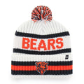 Chicago Bears White Bering 47' Cuffed Knit Hat product image 1, provided for visual reference and product detail review