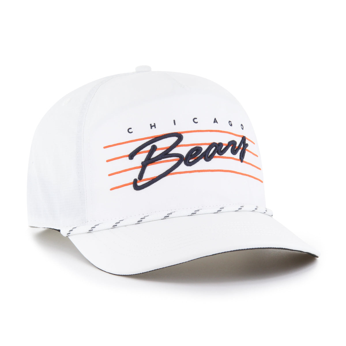 Chicago Bears White Downburst '47 Hitch Adjustable Hat product image 2, provided for visual reference and product detail