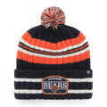 Chicago Bears Navy Hone Patch Cuffed Knit Hat product image 1, provided for visual reference and product detail review