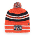 Chicago Bears Orange Home Cuffed Knit Hat product image 1, provided for visual reference and product detail review