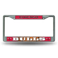 Chicago Bulls Chrome License Plate Frame product image 1, provided for visual reference and product detail review