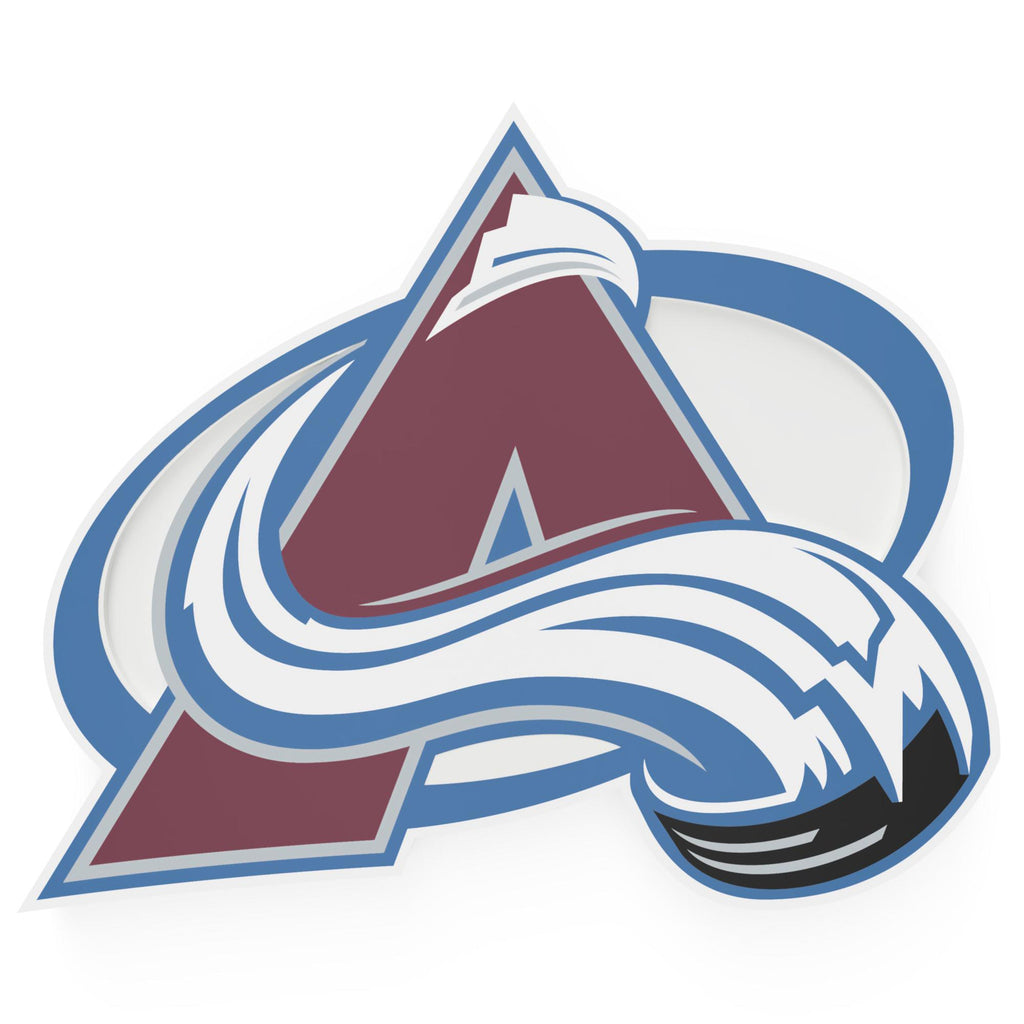 Colorado Avalanche NHL FanFave FanChain Maroon Chain Necklace product image 2, provided for visual reference and product