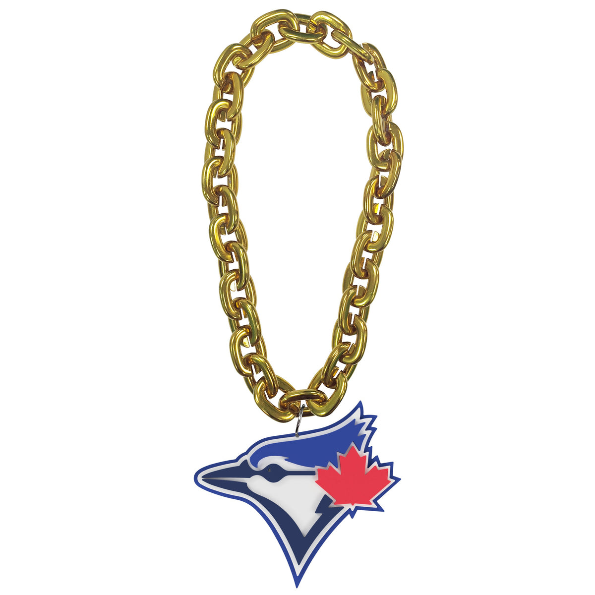 Toronto Blue Jays MLB FanFave FanChain Gold Homerun Chain Necklace product image 1, provided for visual reference and