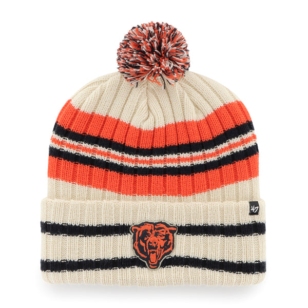 Chicago Bears Legacy Natural Hone 47' Cuff Knit Hat product image 1, provided for visual reference and product detail review