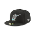 Florida Marlins MLB New Era Men Black 59Fifty Cooperstown 1993 Wool Fitted Hat product image 1, provided for visual