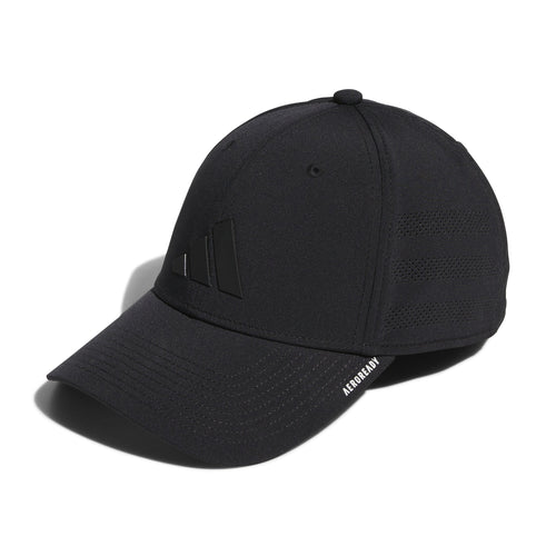 Adidas Men Black Game Day Stretch Fit Hat product image 1, provided for visual reference and product detail review