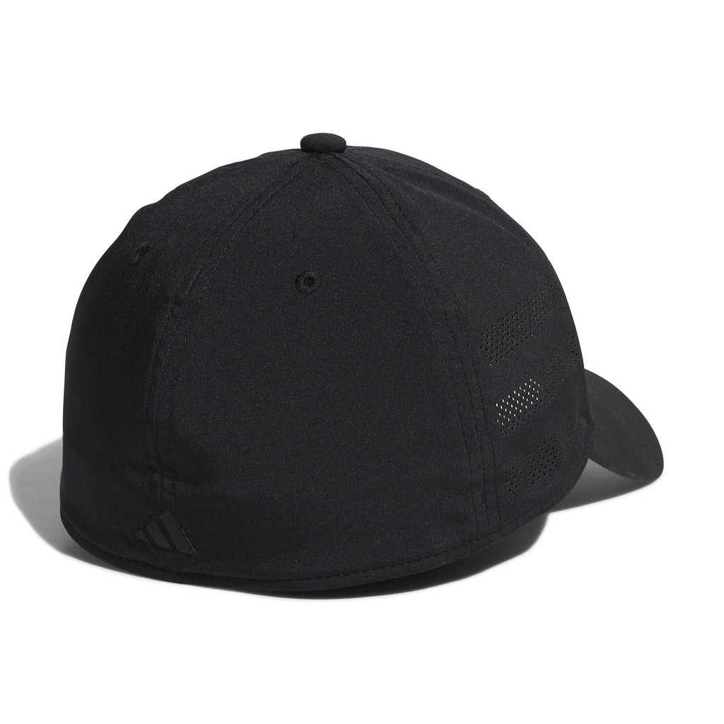 Adidas Men Black Game Day Stretch Fit Hat product image 2, provided for visual reference and product detail review