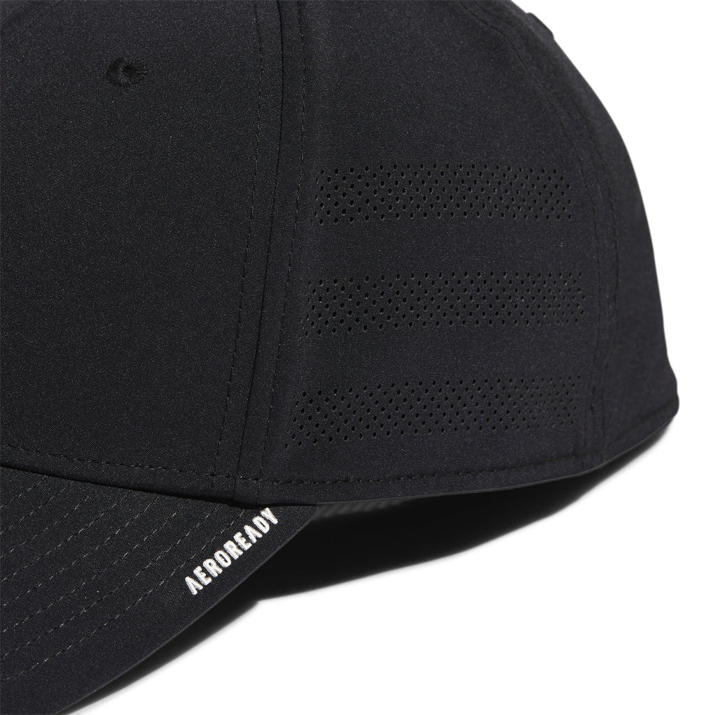Adidas Men Black Game Day Stretch Fit Hat product image 4, provided for visual reference and product detail review
