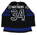Auston Matthews Toronto Maple Leafs NHL Adidas Black Autographed Authentic Jersey product image 1, provided for visual
