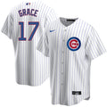 Mark Grace Chicago Cubs Home Pinstripe Men Replica Jersey product image 1, provided for visual reference and product detail