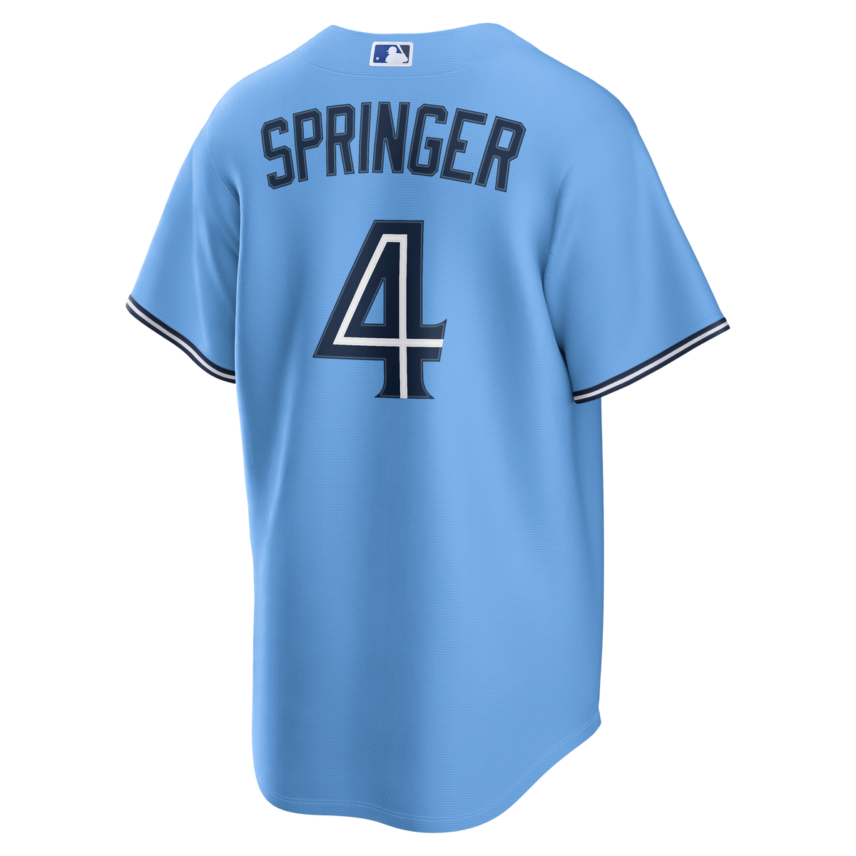 George Springer Toronto Blue Jays MLB Nike Men Powder Blue Replica Jersey product image 1, provided for visual reference and