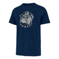 Georgetown Hoyas NCAA 47 Brand Men Navy Primary Logo Fan T-Shirt product image 1, provided for visual reference and product