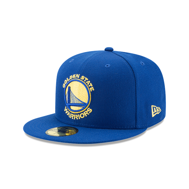 Golden State Warriors NBA New Era Men Royal Blue 59Fifty Team Basic Fitted Hat product image 1, provided for visual