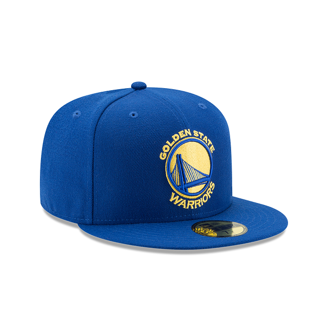 Golden State Warriors NBA New Era Men Royal Blue 59Fifty Team Basic Fitted Hat product image 3, provided for visual