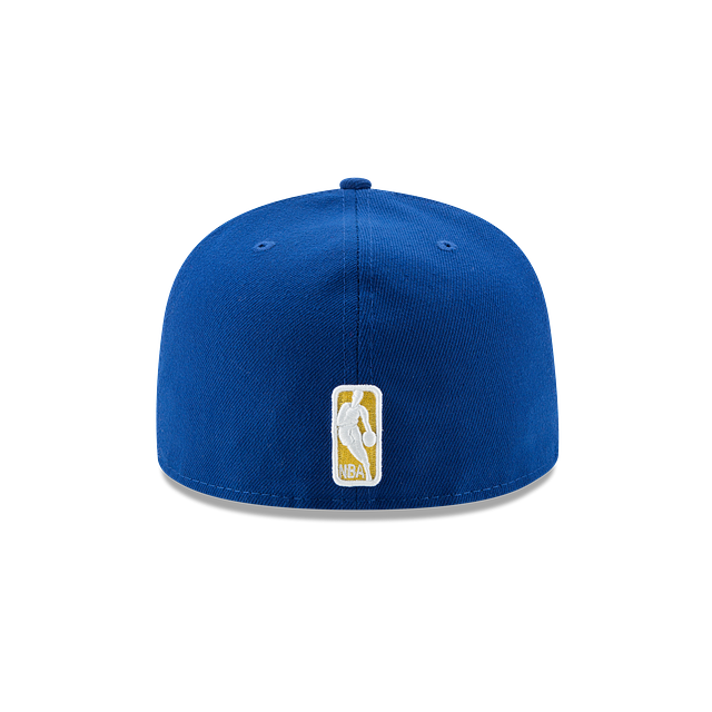 Golden State Warriors NBA New Era Men Royal Blue 59Fifty Team Basic Fitted Hat product image 2, provided for visual