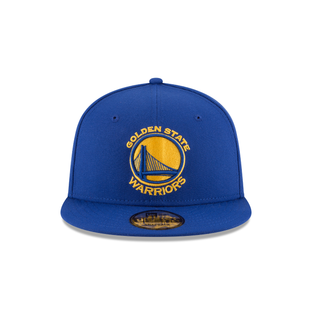 Golden State Warriors NBA New Era Men Royal Blue 9Fifty Basic Snapback product image 4, provided for visual reference and