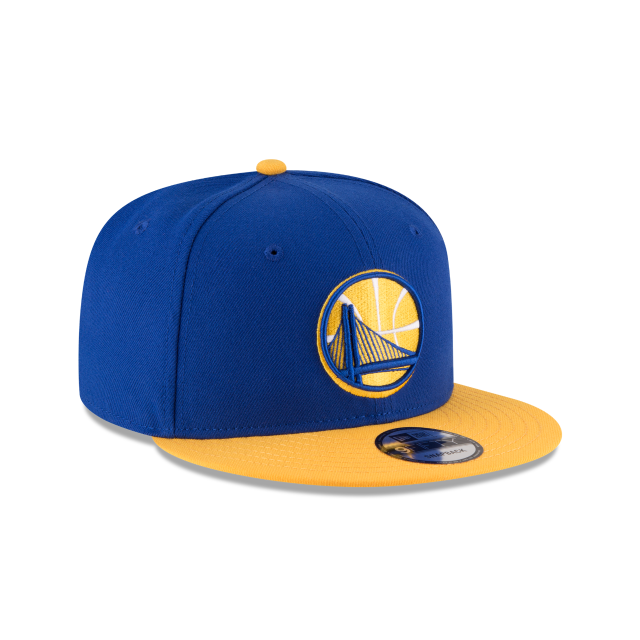 Golden State Warriors NBA New Era Men Royal Blue/Gold 9Fifty Two Tone Snapback product image 3, provided for visual