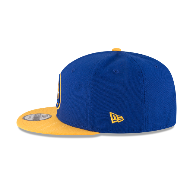Golden State Warriors NBA New Era Men Royal Blue/Gold 9Fifty Two Tone Snapback product image 5, provided for visual