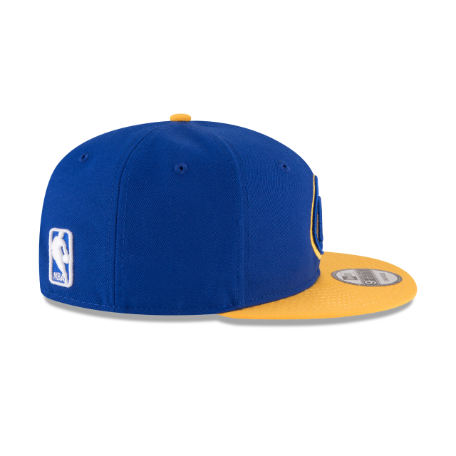 Golden State Warriors NBA New Era Men Royal Blue/Gold 9Fifty Two Tone Snapback product image 6, provided for visual