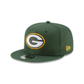 Green Bay Packers NFL New Era Men Cilantro Green 9Fifty Basic Snapback product image 1, provided for visual reference and