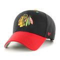 Chicago Blackhawks Black Two Tone Basic '47 MVP Adjustable Hat product image 1, provided for visual reference and product