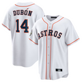 H.Astros #14 Mauricio Dub¡§?n Player White Home Replica product image 1