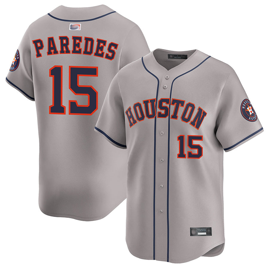 H.Astros #15 Isaac Paredes Player Gray Home Replica product image 1