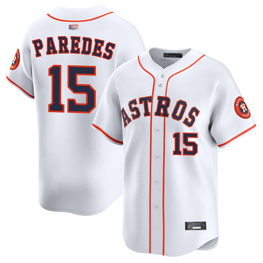 H.Astros #15 Isaac Paredes Player White Home Limited product image 1