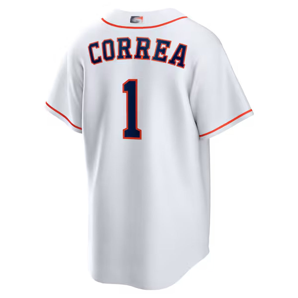 H.Astros #1 Carlos Correa Player White Game Baseball Jerseys product image 1