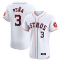 H.Astros #3 Jeremy Pe?a Player White Home Elite Baseball product image 1