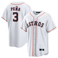 H.Astros #3 Jeremy Pe?a Player White Home Replica Baseball product image 1