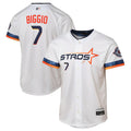 H.Astros #7 Craig Biggio Player White City Connect Limited product image 1